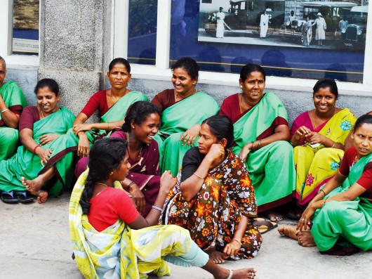 My colleagues at lunch break